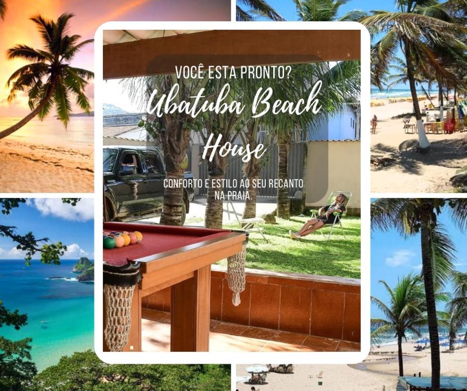 Ubatuba Beach House - Bilhar, Churrasqueira, E Suite Com Ar A 350M Da Praia Exteriér fotografie